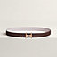 View: , Mors H belt buckle & Reversible leather strap 24 mm