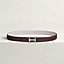 View: , Mors H belt buckle & Reversible leather strap 24 mm