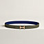 View: , Mors H belt buckle & Reversible leather strap 24 mm