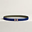View: , Mors H belt buckle & Reversible leather strap 24 mm
