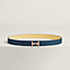 View: , Mors H belt buckle & Reversible leather strap 24 mm