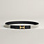 Mors H belt buckle & Toile H Plume leather strap 24&nbsp;mm, View: , view 1 of 2