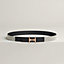 Mors H belt buckle & Toile H Plume leather strap 24&nbsp;mm, View: , view 1 of 3