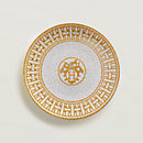 View: Worn, Mosaique au 24 gold dessert plate