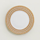 View: Worn, Mosaique au 24 gold dinner plate