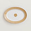 View: Worn, Mosaique au 24 gold oval platter, large model