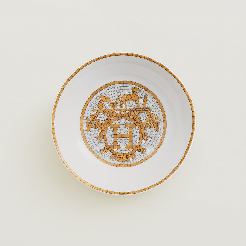 Mosaique au 24 gold soy dish | Hermès Mainland China Mosaique au 24 gold soy dish | Hermès Mainland China
