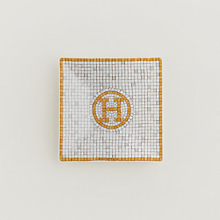 Mosaique au 24 gold square plate n°1 | Hermès Mainland China
