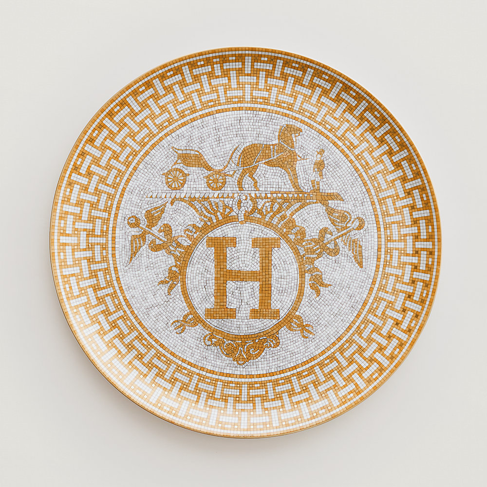 Mosaique au 24 gold tart platter | Hermès Mainland China