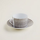 View: Worn, Mosaique au 24 platinum breakfast cup and saucer