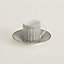 Mosaique au 24 platinum coffee cup and saucer, view 1 of 3