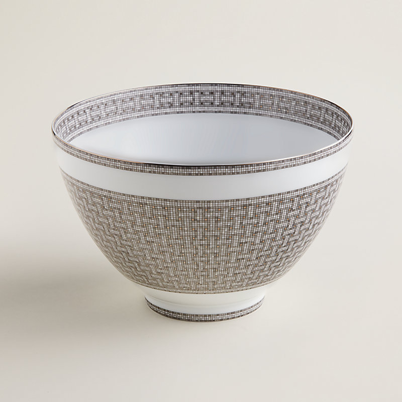 Mosaique au 24 platinum punch bowl