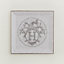 Mosaique au 24 platinum square plate n°5, view 1 of 2