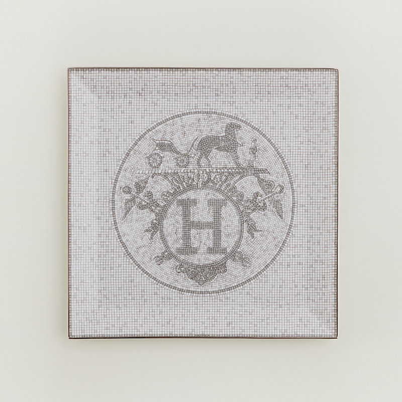 Mosaique au 24 platinum square plate n°5