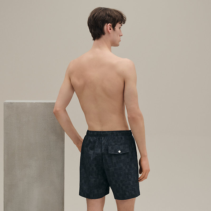 "Mosaique Equestre" swim trunks