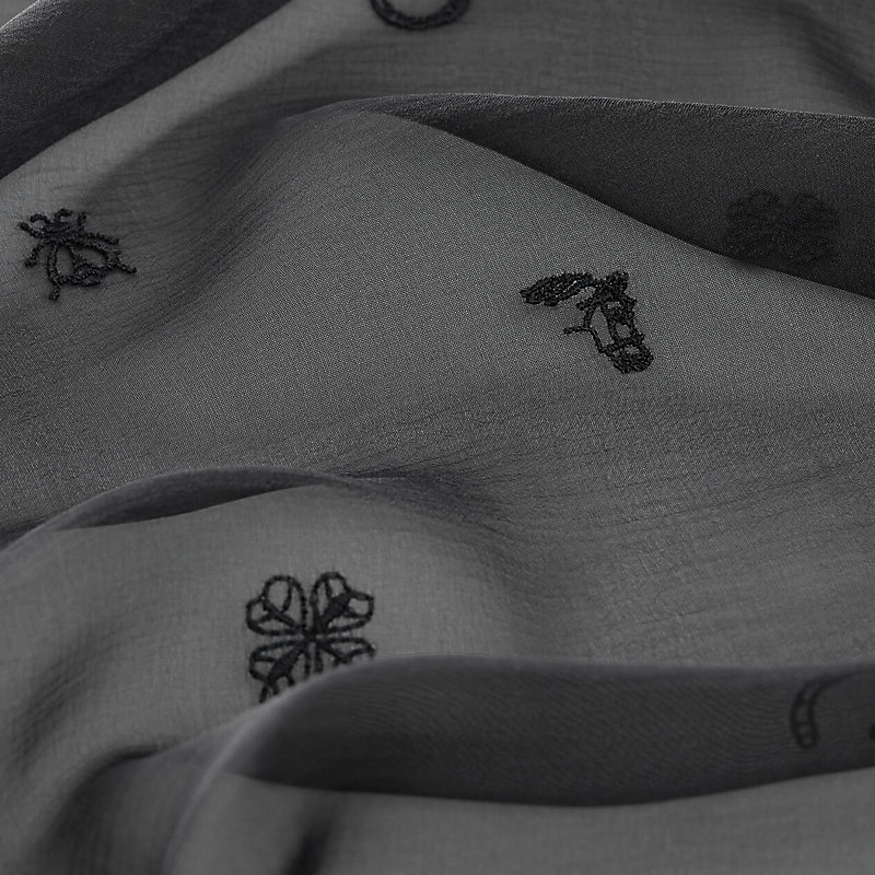 Multicharms embroidered scarf 100