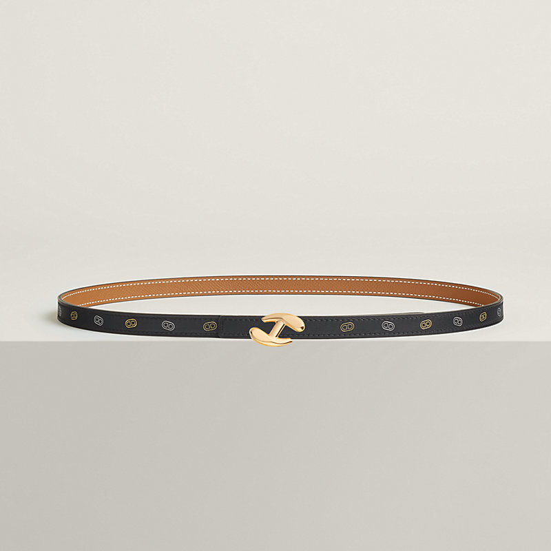 My H belt buckle & Hermès sur Mer reversible leather strap 13 mm