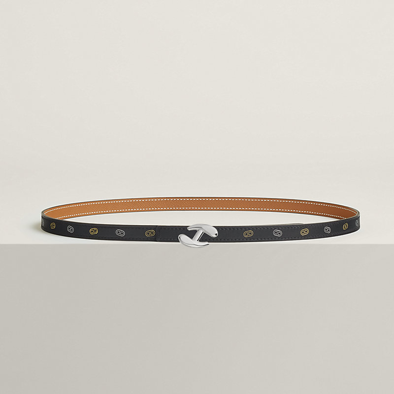 My H belt buckle & Hermès sur Mer reversible leather strap 13 mm