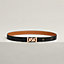 View: , My H belt buckle & Hermès sur Mer reversible leather strap 24 mm