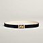 My H belt buckle & Reversible leather strap 24 mm, view 2 of 3