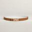 View: , My H belt buckle & Reversible leather strap 24 mm