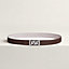 View: , My H belt buckle & Reversible leather strap 24 mm