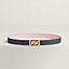 View: , My H belt buckle & Reversible leather strap 24 mm