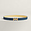 View: , My H belt buckle & Reversible leather strap 24 mm