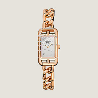 HERMES 上品 人気の腕時計 エレガント シルバー Nantucket 29 mm Nantucket watch, Small model, 29 mm | Hermès USA