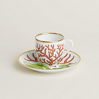 Natures Marines coffee cup and saucer | Hermès Mainland China