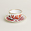 Natures Marines tea cup and saucer, View: Back, back, view 3 of 5