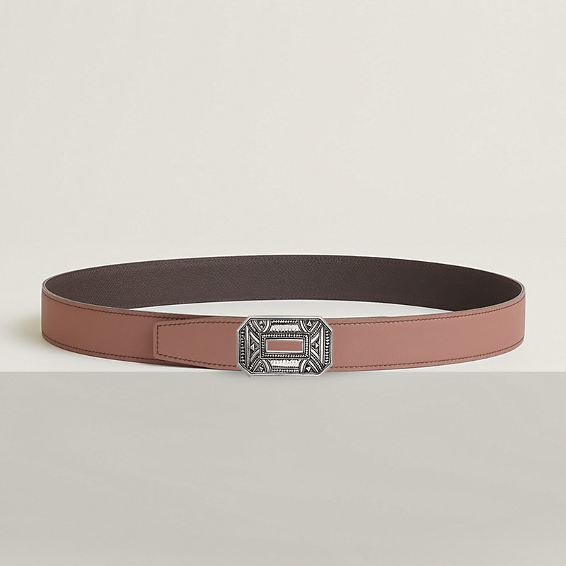 Neo belt buckle & Reversible leather strap 32 mm