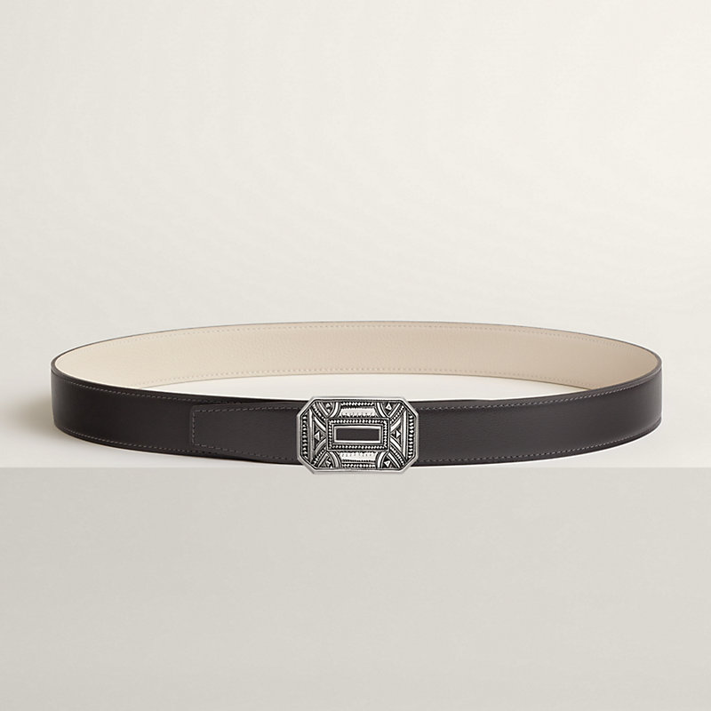 Neo belt buckle & Reversible leather strap 32 mm