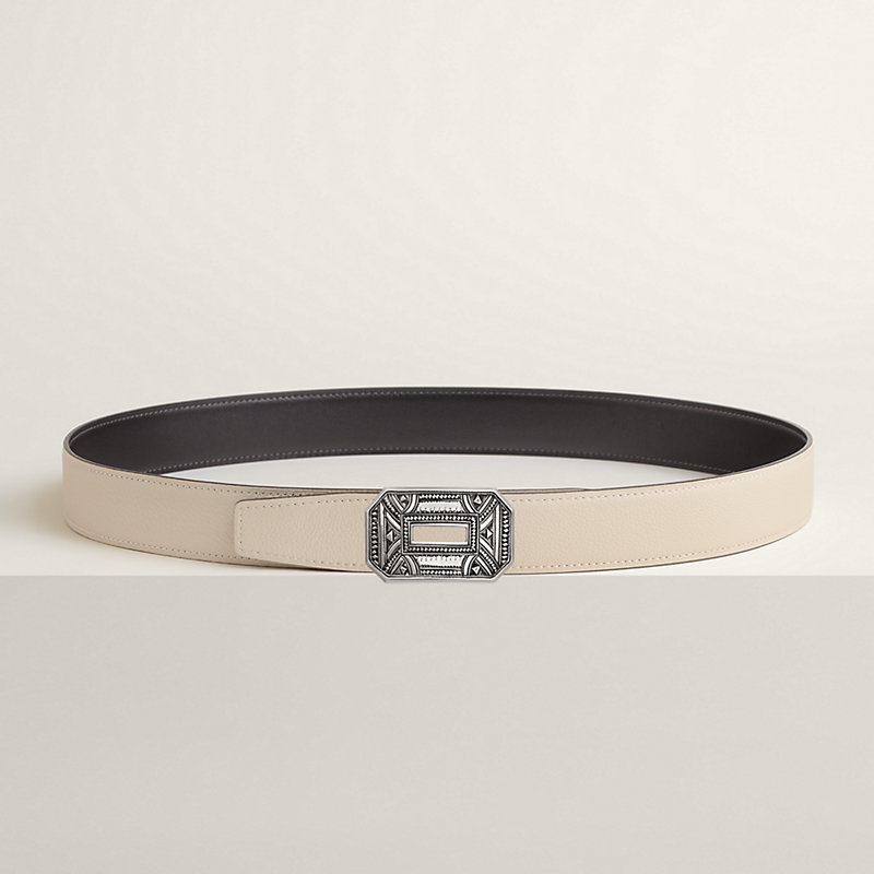 Neo belt buckle & Reversible leather strap 32 mm