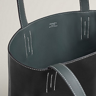 Neo Double Sens 35 bicolor bag - Black | Hermès Mainland China