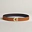 Neo Etrier belt buckle & Reversible leather strap 38 mm, view 2 of 3
