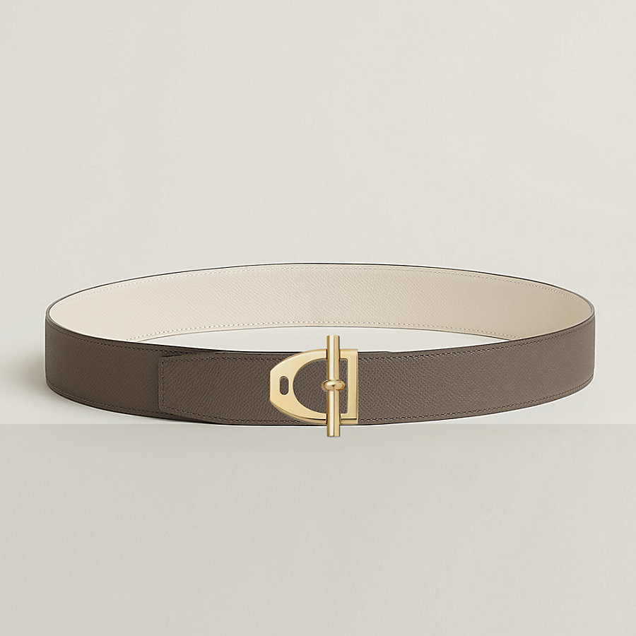 Neo Etrier belt buckle & Reversible leather strap 38 mm