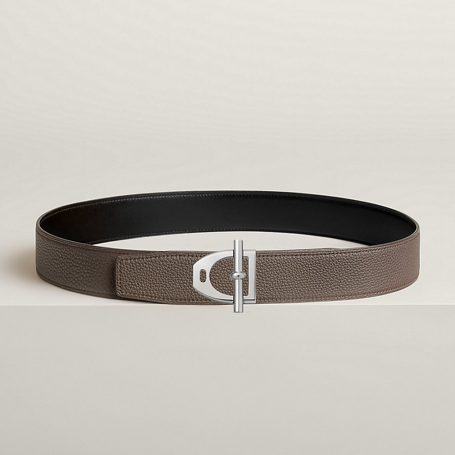 Neo Etrier belt buckle & Reversible leather strap 38 mm