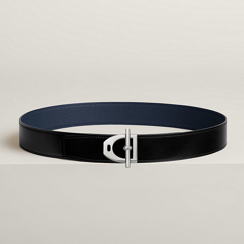 Neo Etrier belt buckle & Reversible leather strap 38 mm