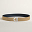 View: , Neo Etrier belt buckle & Reversible leather strap 38 mm