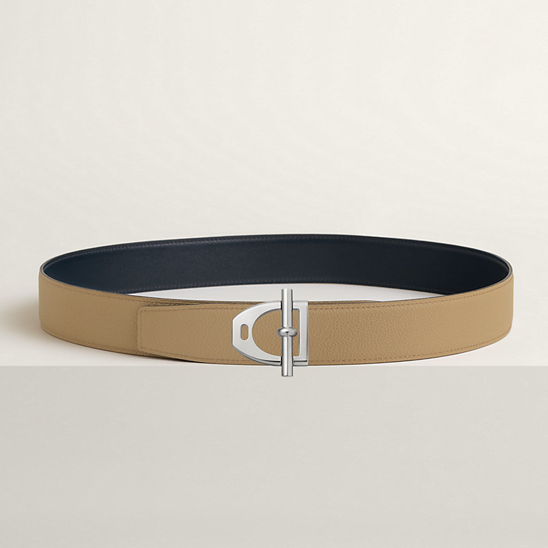 Neo Etrier belt buckle & Reversible leather strap 38 mm