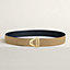 View: , Neo Etrier belt buckle & Reversible leather strap 38 mm
