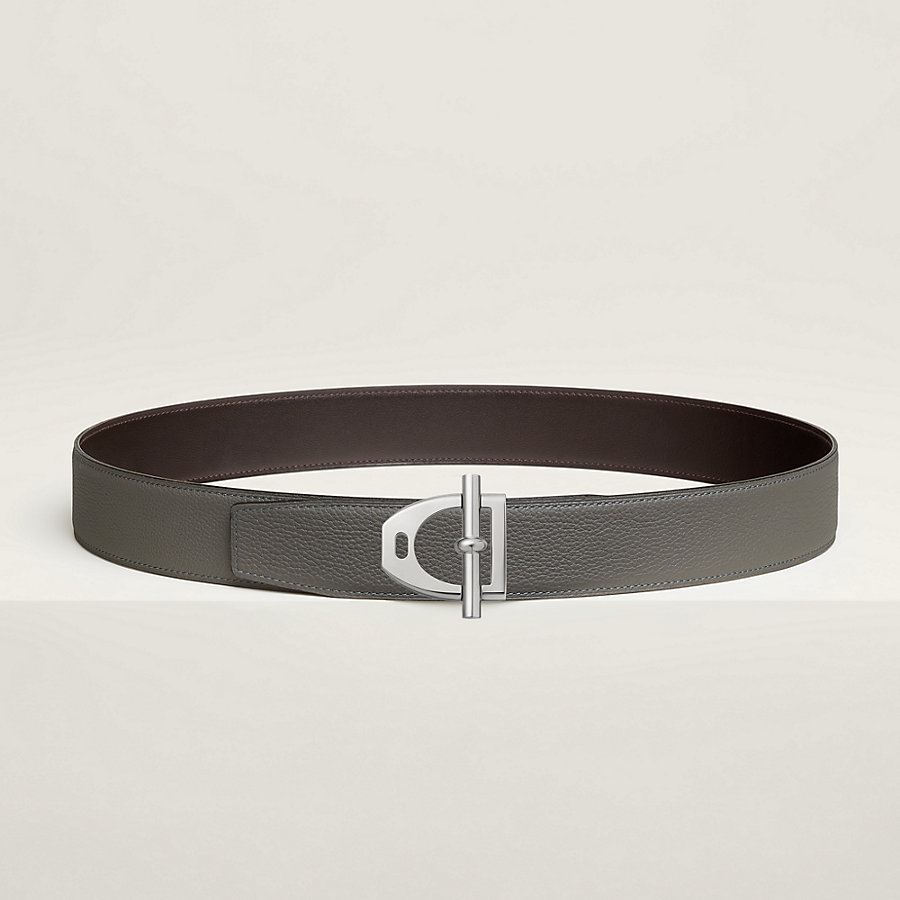 Neo Etrier belt buckle & Reversible leather strap 38 mm