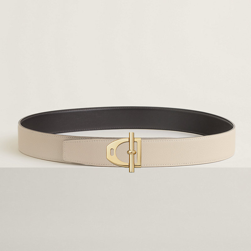 Neo Etrier belt buckle & Reversible leather strap 38 mm