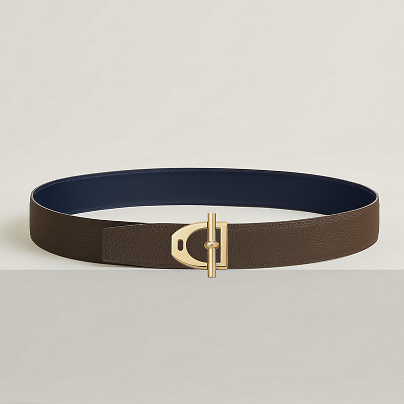 Neo Etrier belt buckle & Reversible leather strap 38 mm