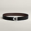 View: , Neo Etrier belt buckle & Reversible leather strap 38 mm