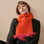 View: Worn, Nid d'Abeille scarf
