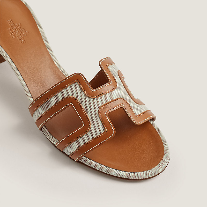 hermes oasis sandals brown