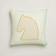 View: front, Objets du Faubourg Cheval pillow