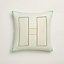 View: above, Objets du Faubourg H pillow